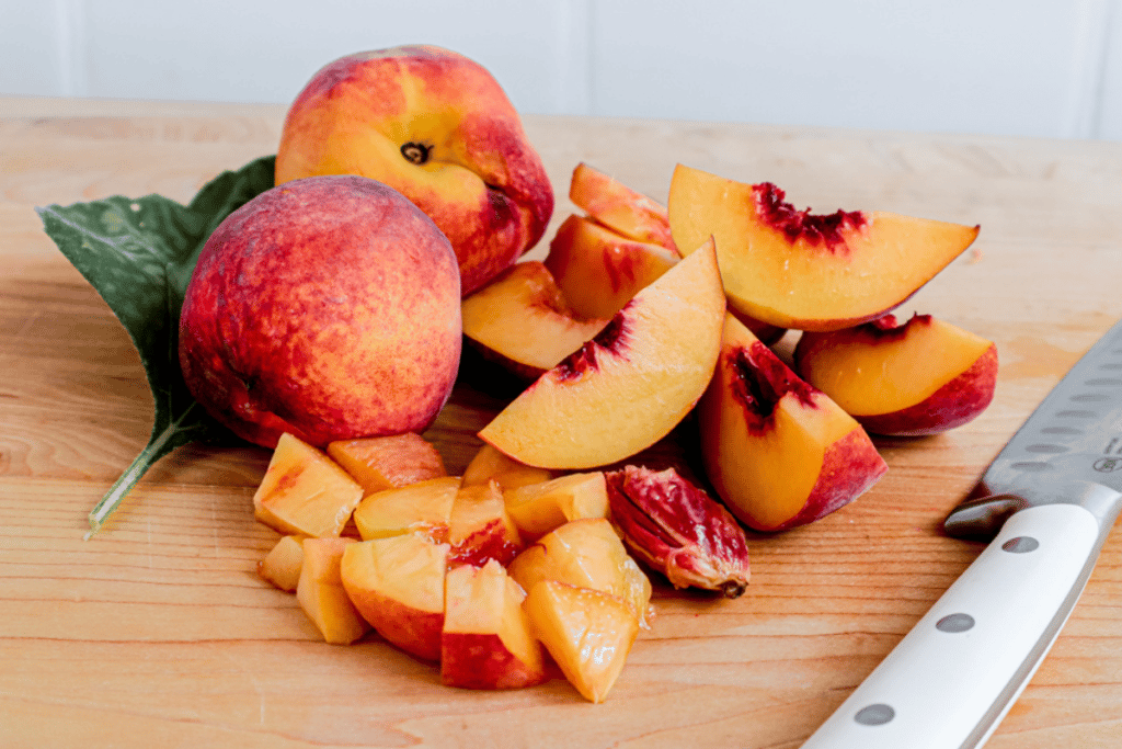 Peaches are great for runners because they have a high water content that helps runners stay hydrated.