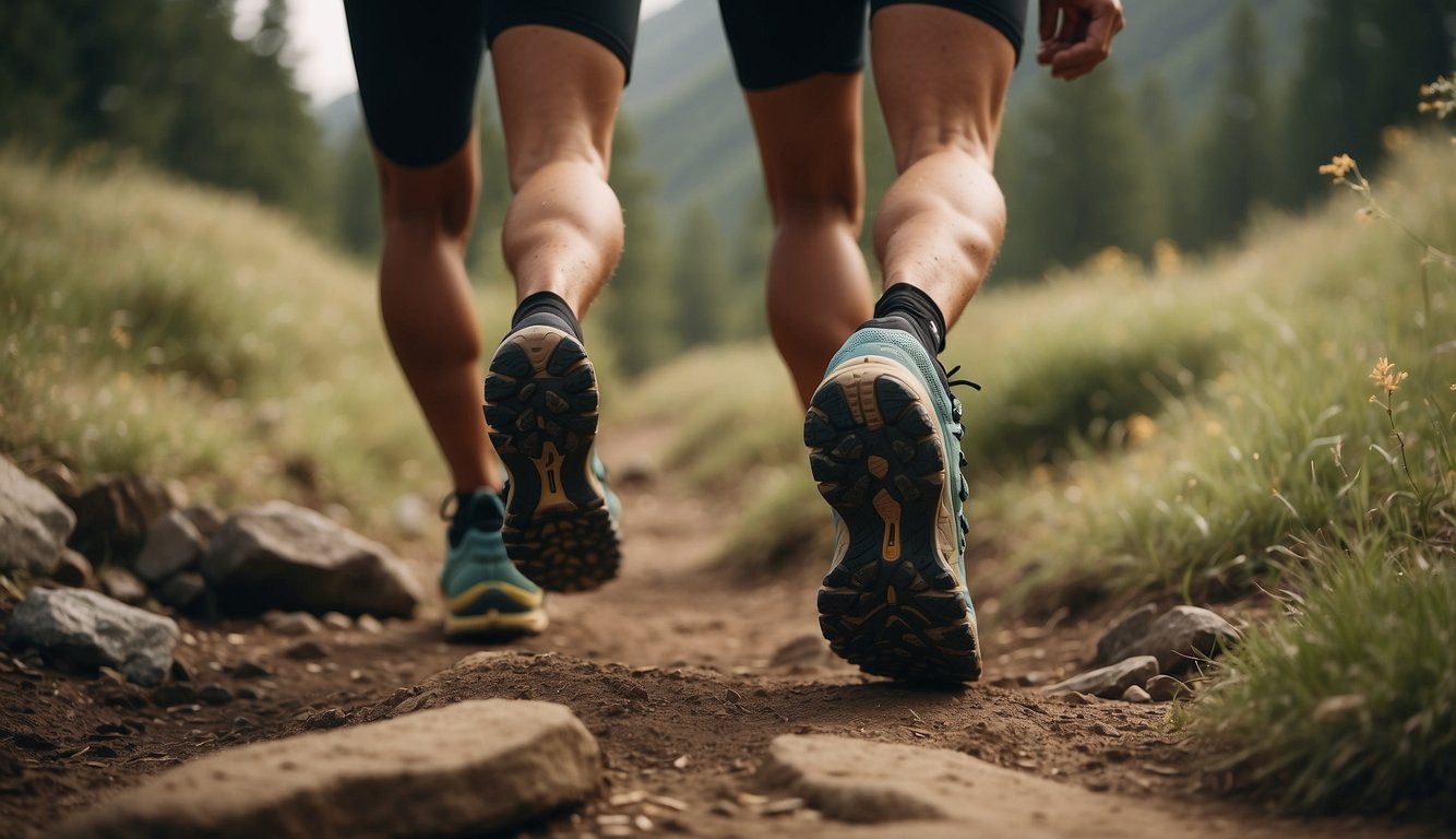 A trail runner follows a plan, avoiding common injuries by wearing proper footwear and using proper form